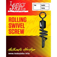 Вертлюги с застежкой Lucky John Original Rolling Swivel Screw